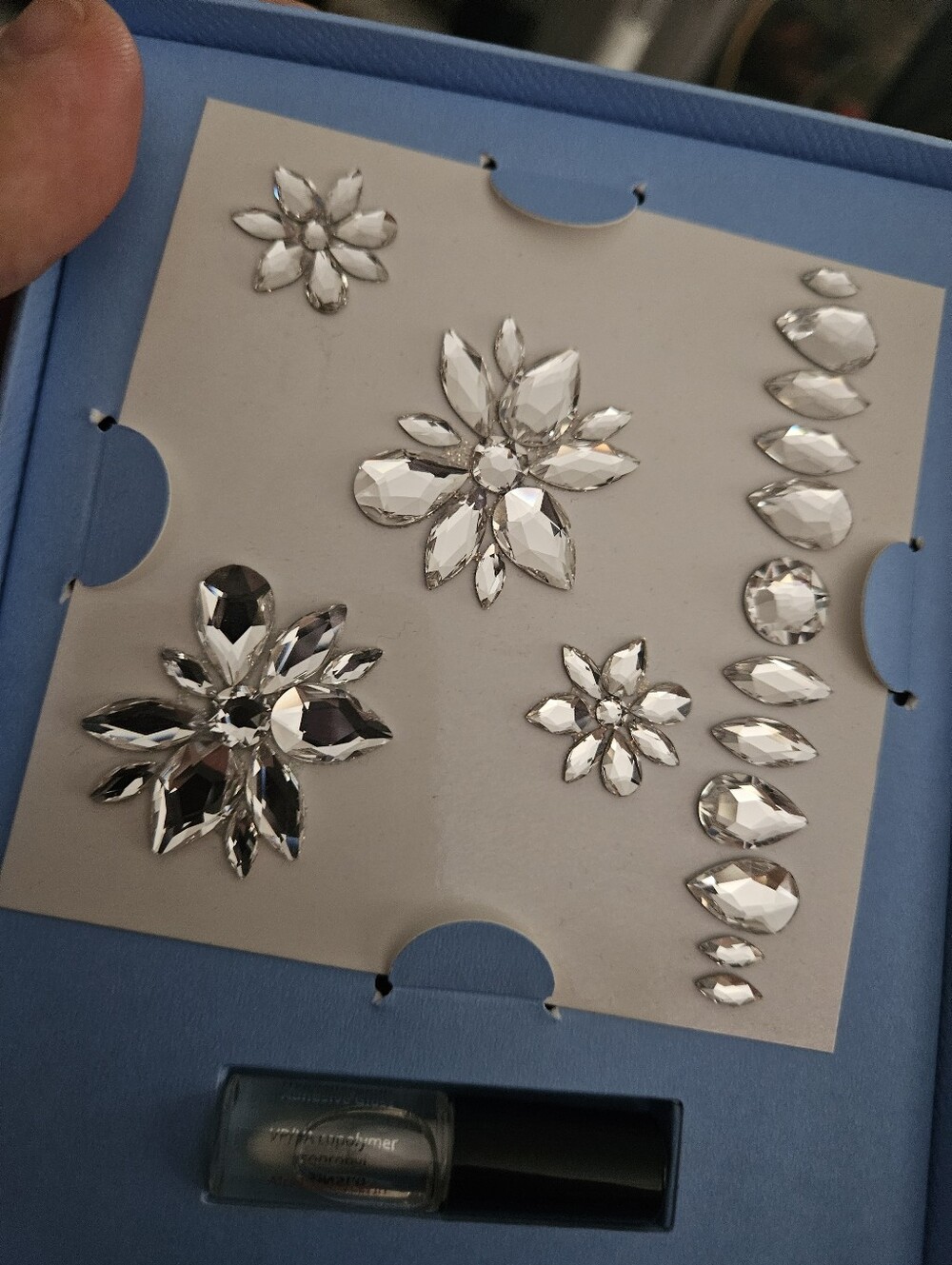Swaovski Clear Body Stickers Jewlery Gem Set